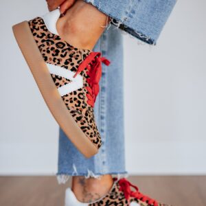 Watch Your Step Sneakers - Leopard Mix